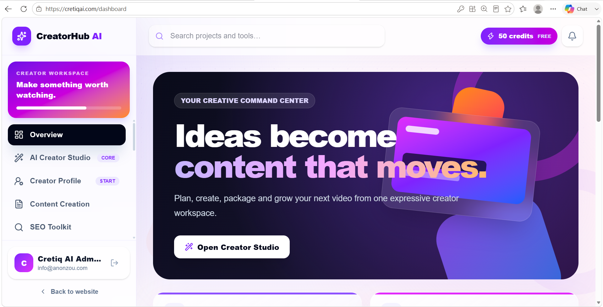 🚀 Introducing Cretiq AI – The AI Creator Assistant for YouTube & Social Media