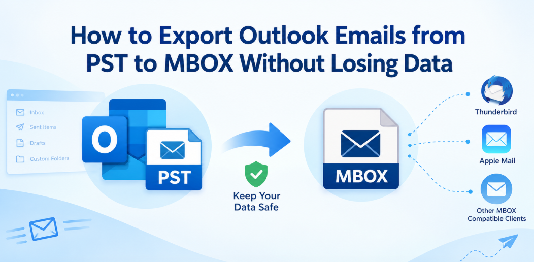 How to Export Outlook Emails from PST to MBOX Without Losing Data
