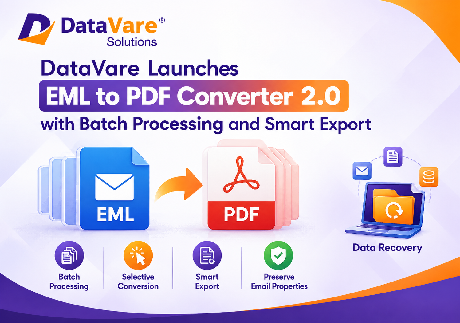 DataVare Launches EML to PDF Converter 2.0 with Batch Processing and Smart Export