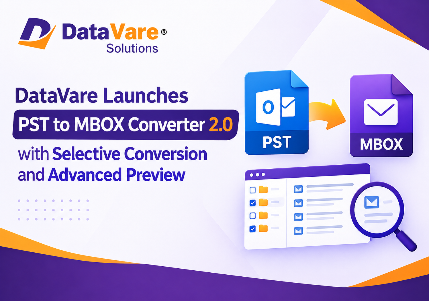 DataVare Launches PST to MBOX Converter 2.0 with Selective Conversion and Advanced Preview