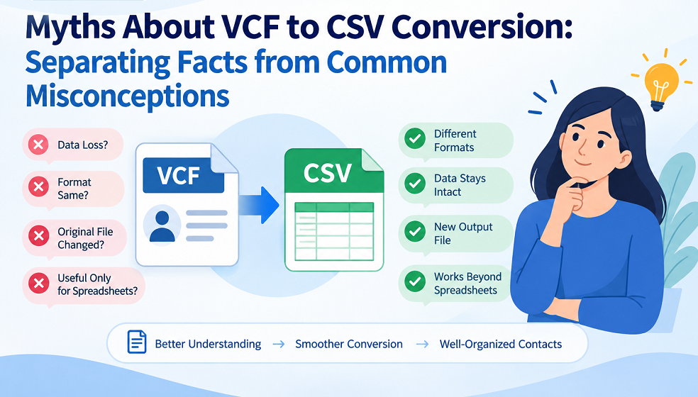 Myths About VCF to CSV Conversion: Separating Facts from Common Misconceptions