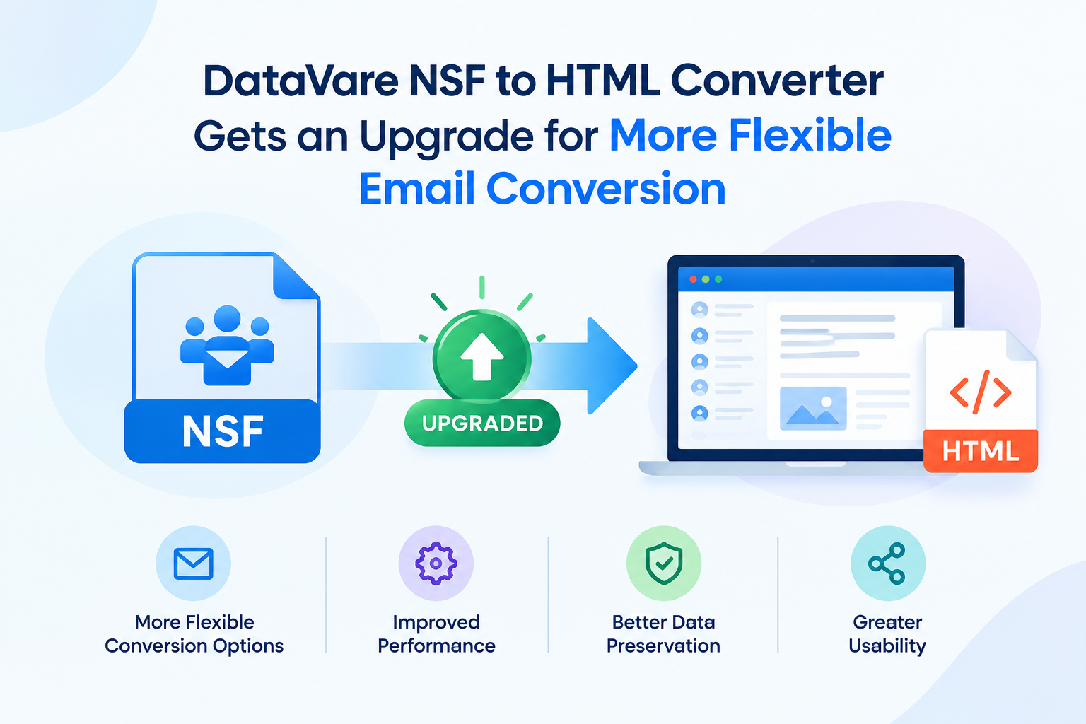 DataVare NSF to HTML Converter Gets an Upgrade for More Flexible Email Conversion