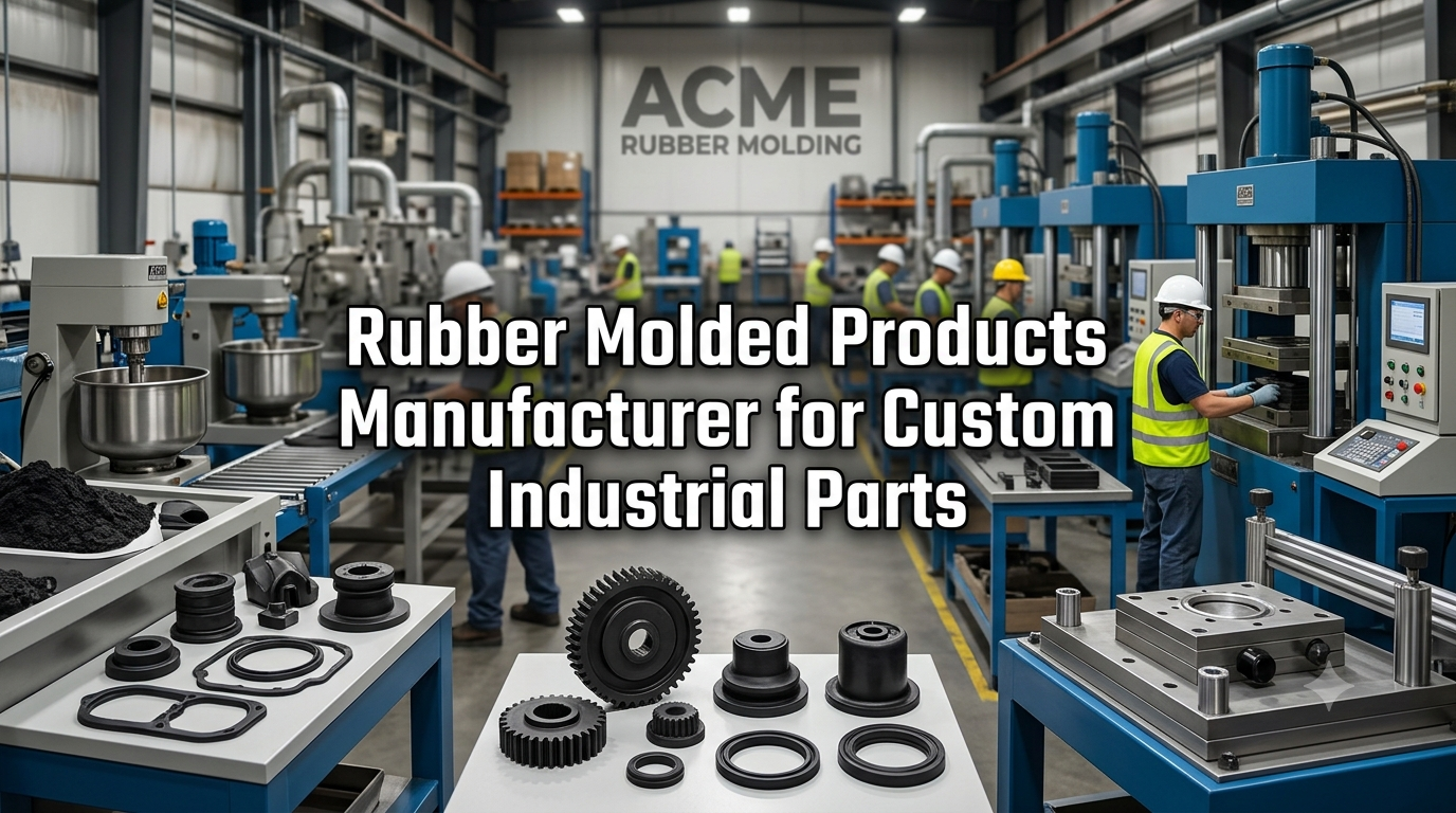 Rubber Molded Products Manufacturer for Custom Industrial Parts