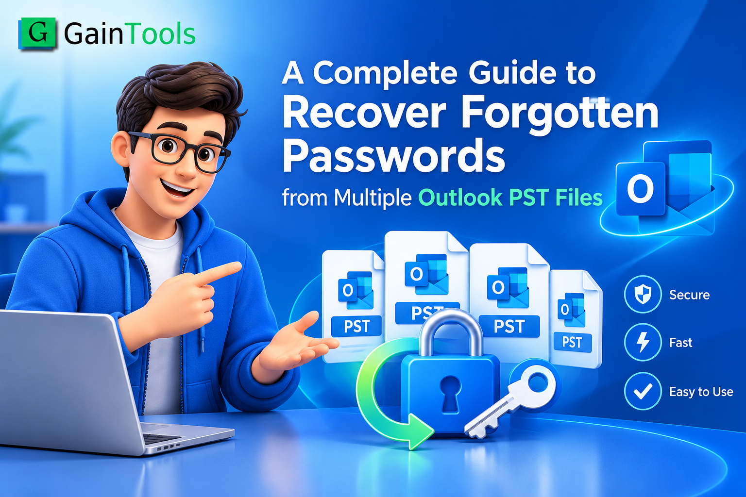 A Complete Guide to Recover Forgotten Passwords from Multiple Outlook PST Files