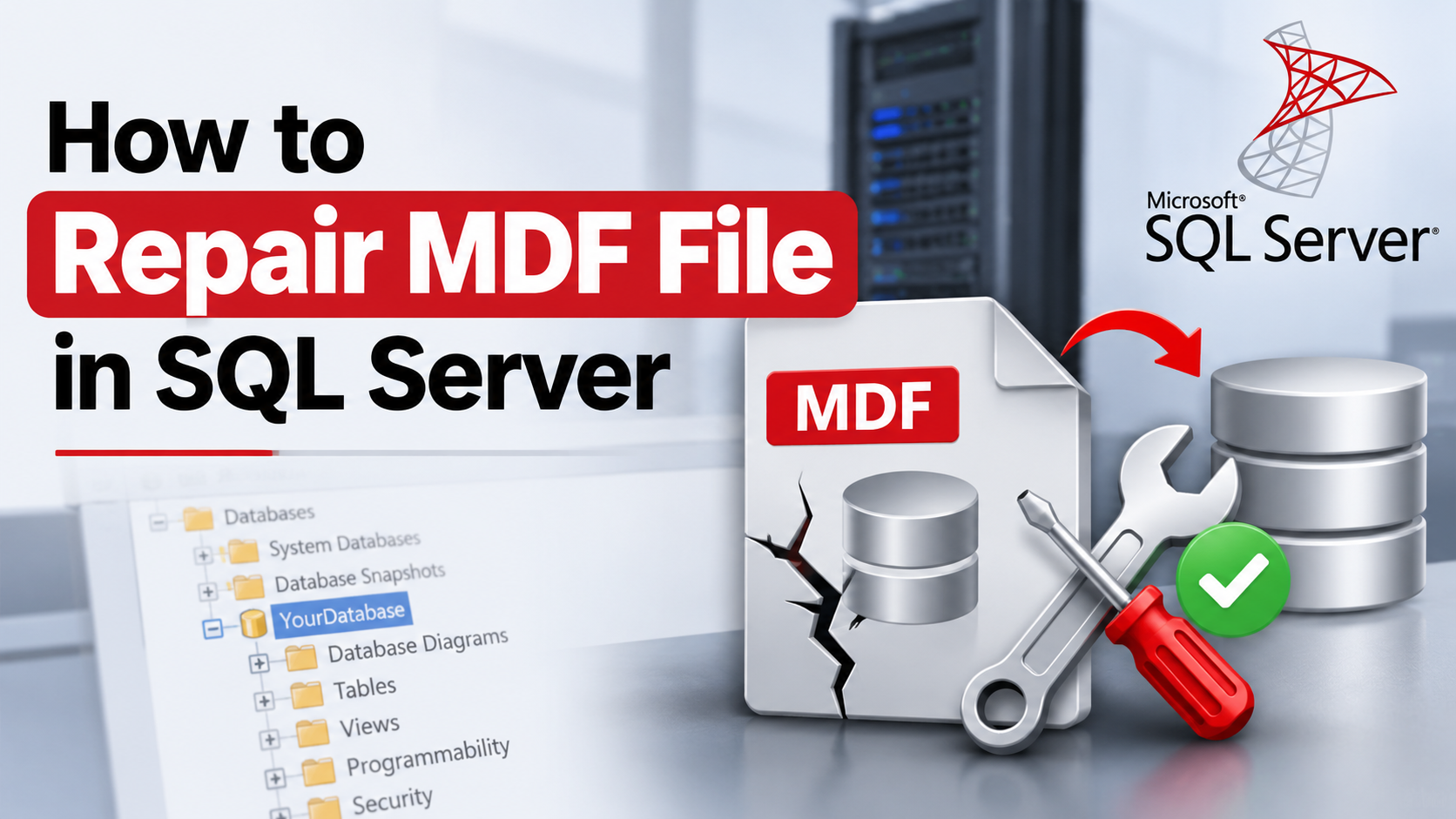 How to Repair MDF File in SQL Server: 6 Proven Methods